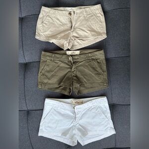 Hollister Low Rose Shorts - 3 packs